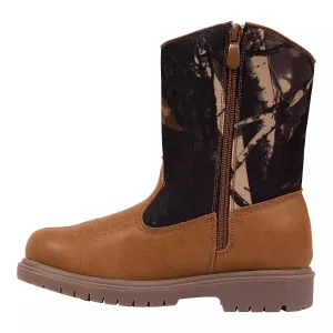 Deer Stags Kids' Tour Waterproof Tall Boot, Light Brown, New, Size 7