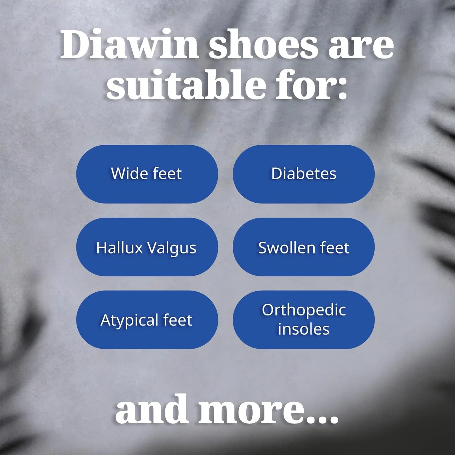 Diawin Wide Shoes for Women  Wide Toe Box, Smooth Interior, Breathable Design, Extra Depth  Perfect for Hallux, Sensitive, Swollen, Diabetic Feet, All-Day Comfort, Lightweight Walking & Foot Support