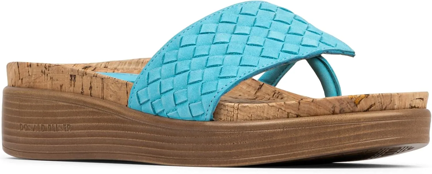 Donald Pliner Women's Fifi Slide Sandals, Women's Summer Sandals, Womens Shoes, Comfortable Open-Toe Casual Flats