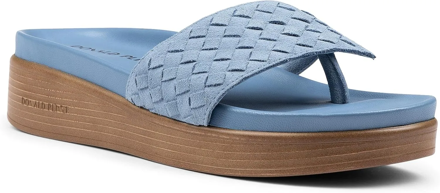 Donald Pliner Women's Fifi Slide Sandals, Women's Summer Sandals, Womens Shoes, Comfortable Open-Toe Casual Flats