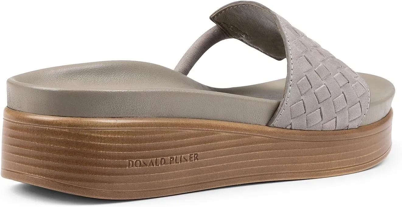Donald Pliner Women's Fifi Slide Sandals, Women's Summer Sandals, Womens Shoes, Comfortable Open-Toe Casual Flats
