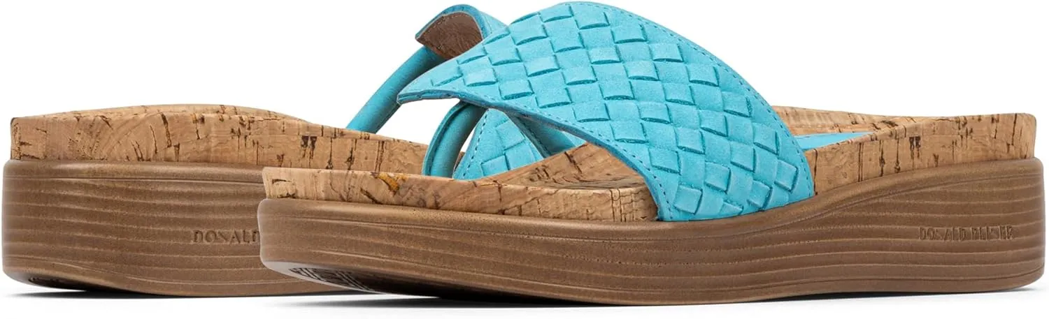 Donald Pliner Women's Fifi Slide Sandals, Women's Summer Sandals, Womens Shoes, Comfortable Open-Toe Casual Flats
