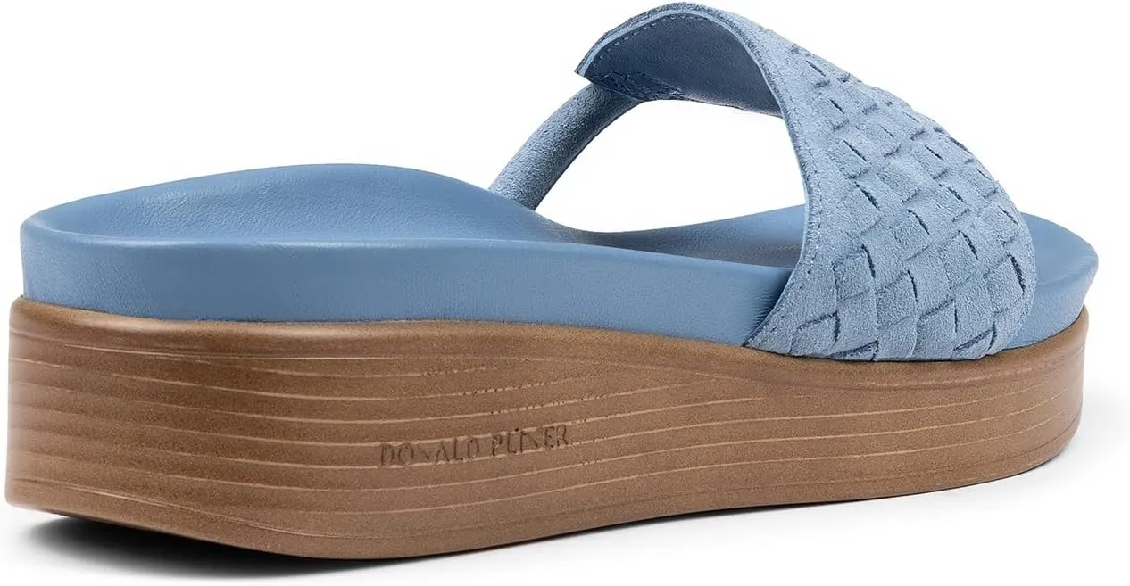 Donald Pliner Women's Fifi Slide Sandals, Women's Summer Sandals, Womens Shoes, Comfortable Open-Toe Casual Flats