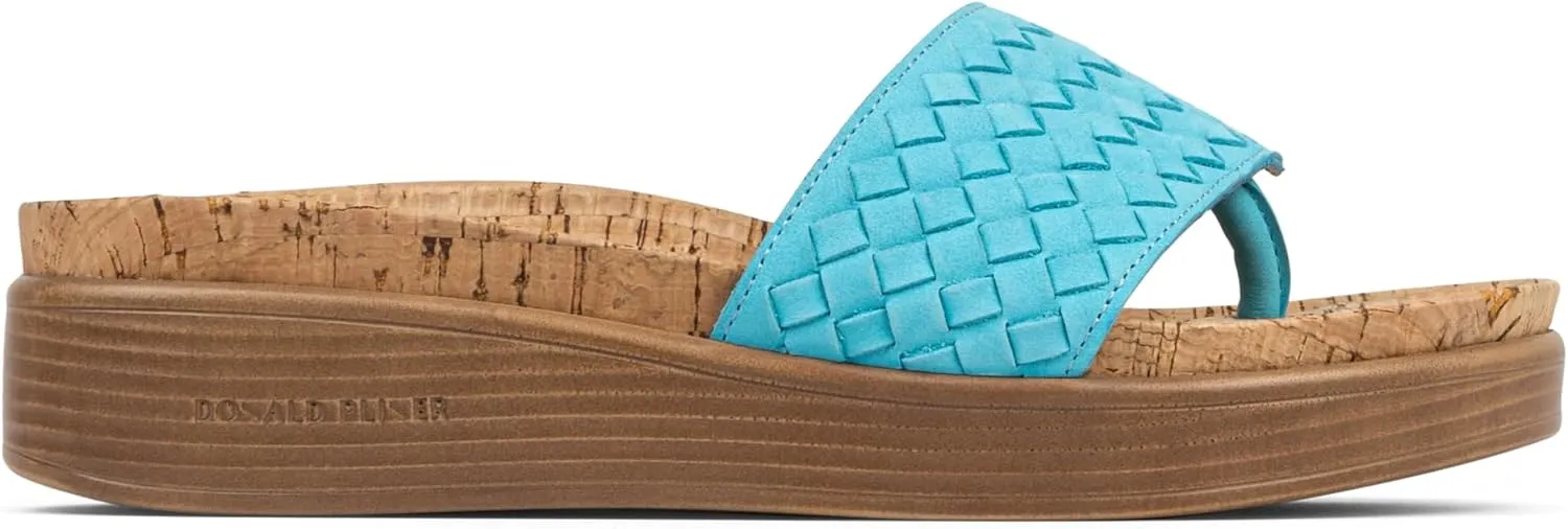 Donald Pliner Women's Fifi Slide Sandals, Women's Summer Sandals, Womens Shoes, Comfortable Open-Toe Casual Flats