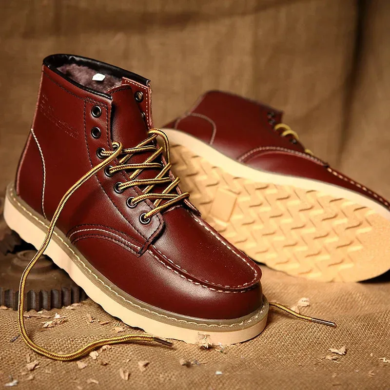 Dustin | Winter boots made of leather
