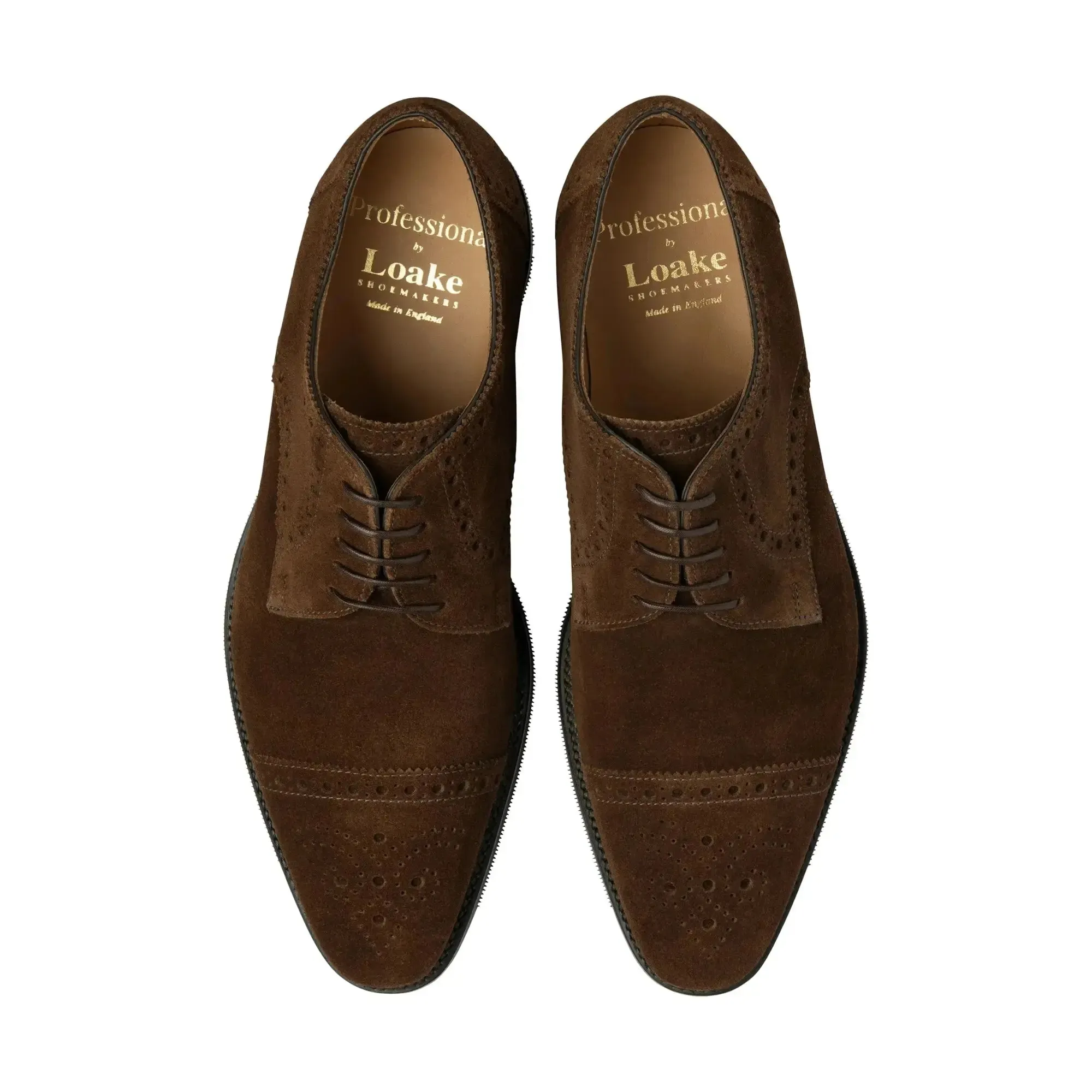 Eldon Suede Brogue - Brown