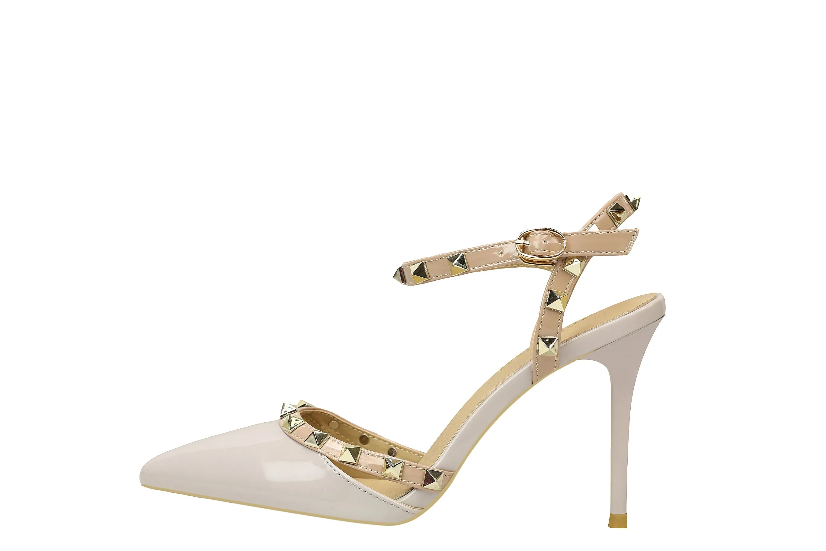 Elegant Rivets Pumps
