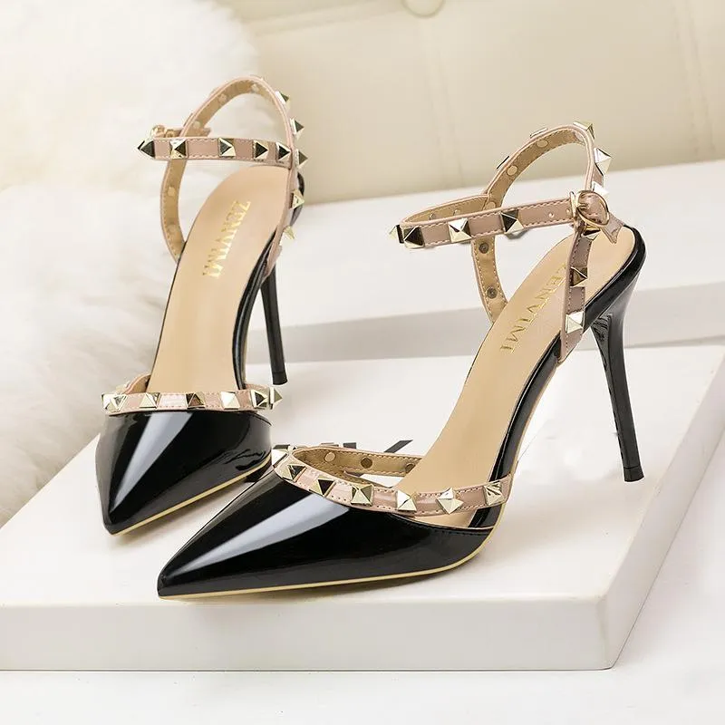 Elegant Rivets Pumps
