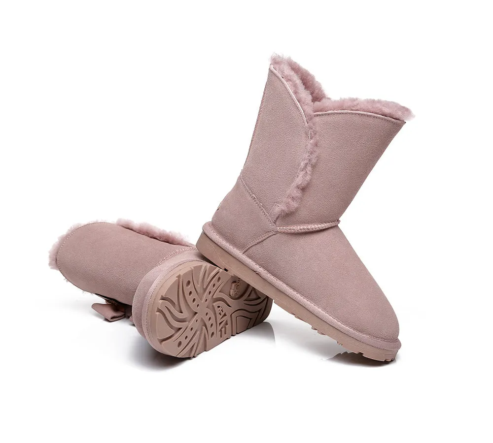 EVERAU® Double Bow Boots Women Eira