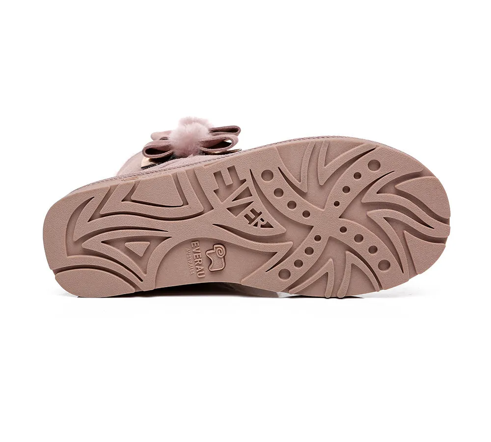 EVERAU® Double Bow Boots Women Eira