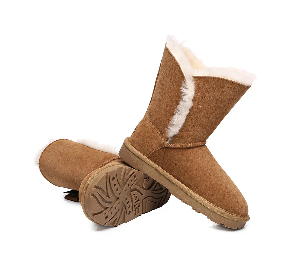 EVERAU® Double Bow Boots Women Eira