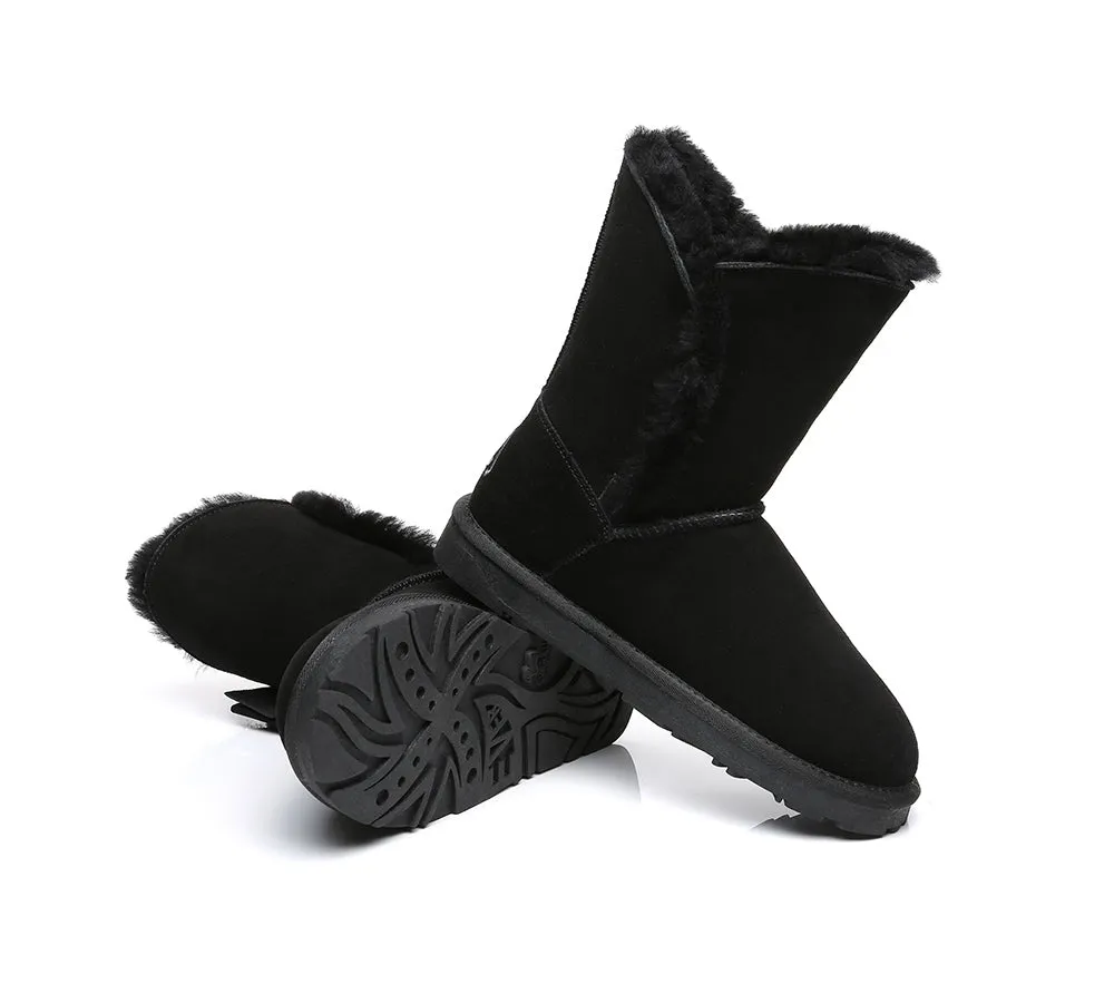 EVERAU® Double Bow Boots Women Eira