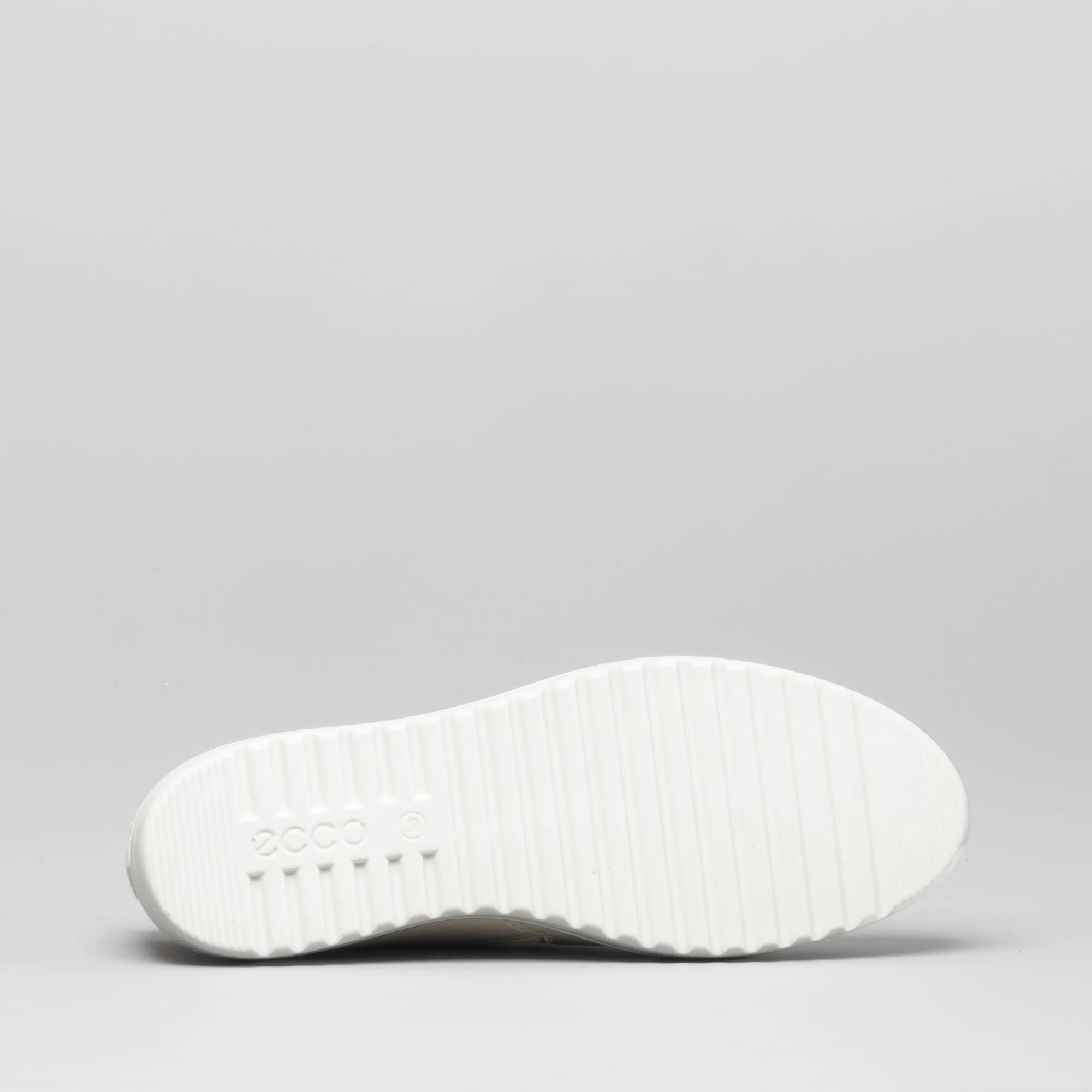 FARA Ladies Leather Casual Trainers Vanilla Metallic
