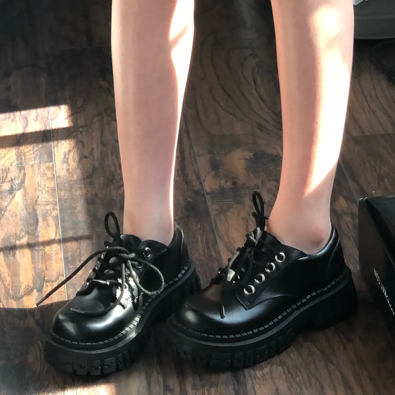 Fashionkova 2024 British Black Shoes For Women Fashion  Women Casual Shoes  Ladies Comfortable Leather Shoes