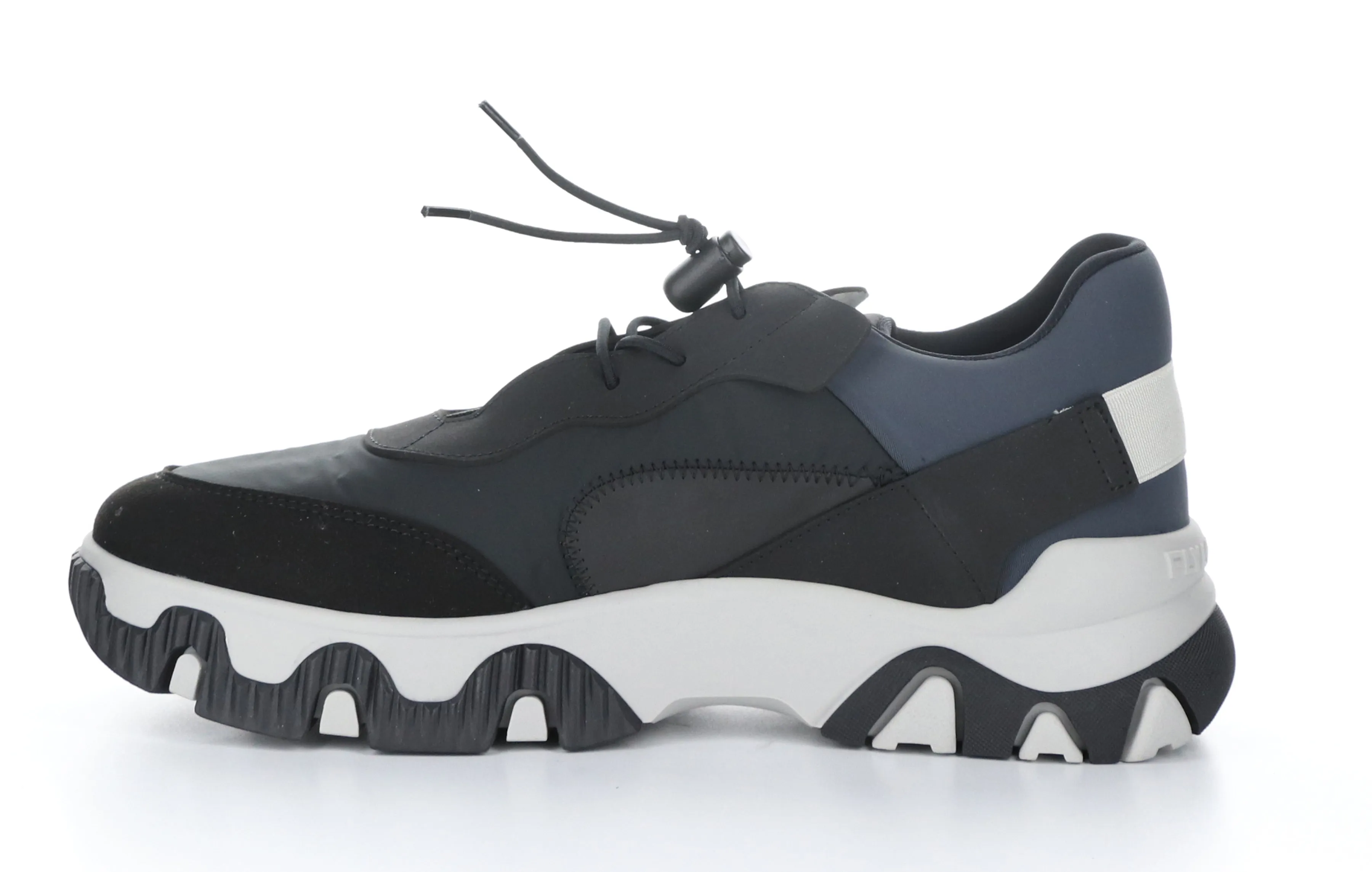 FEON749FLY Multi Black Elasticated Trainers