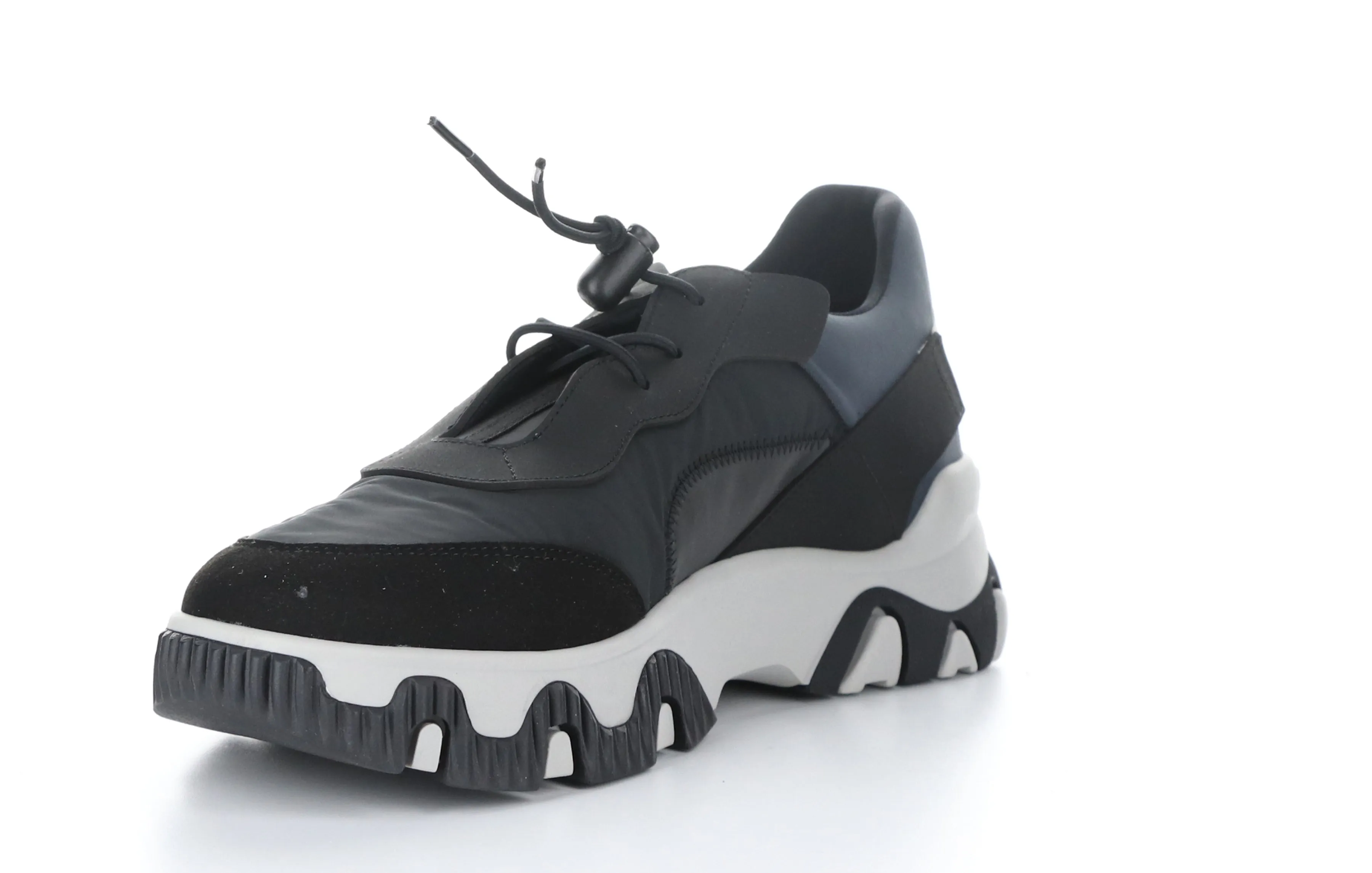 FEON749FLY Multi Black Elasticated Trainers