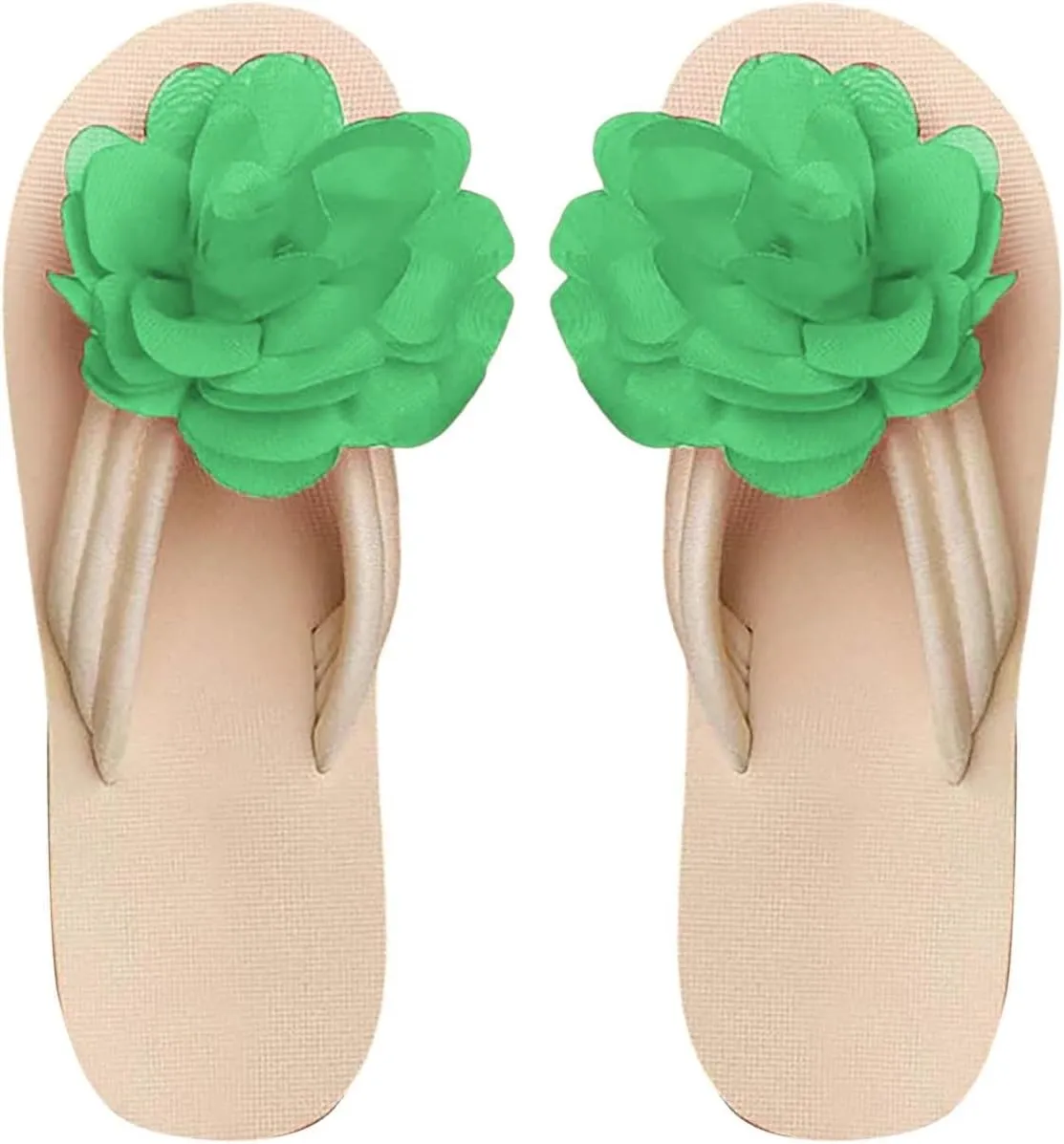 Flip Flops for Women Flower Slip On Beach Thong Sandals Shower Comfortable Non-Slip Summer Slippers Booties for Women