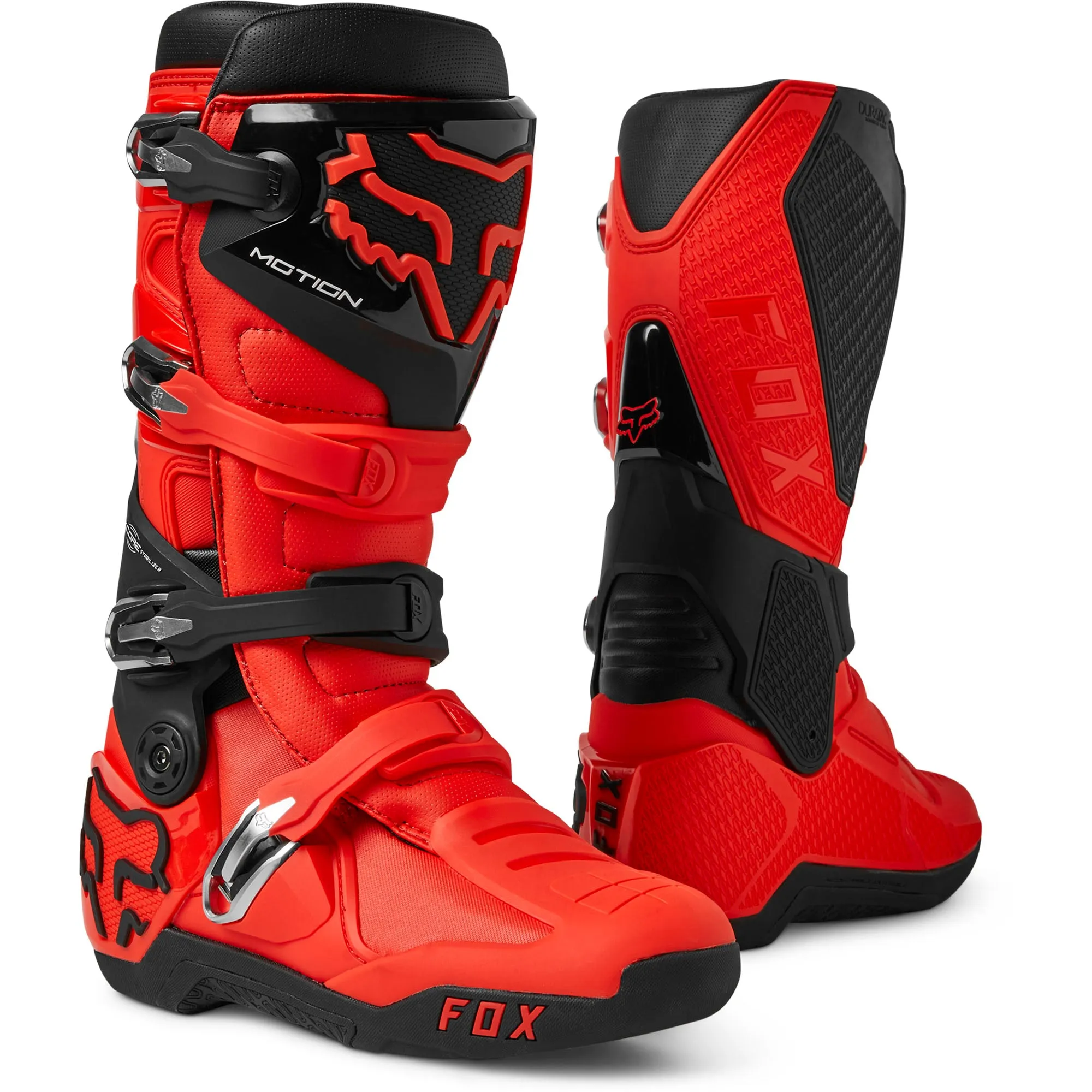 Fox Racing Motion Offroad Boots Fluorescent Red