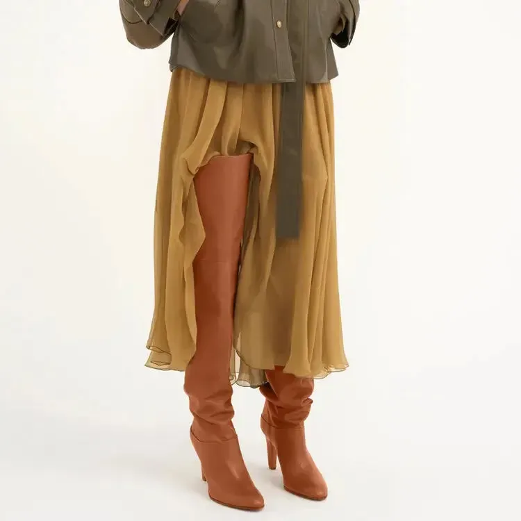 FREYA | Plush Lined Leather Over-the-Knee Boots