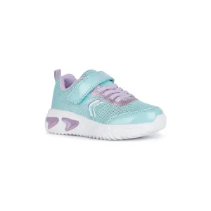Geox Girls Trainer J Assister J45E9A Aqua/Lilac