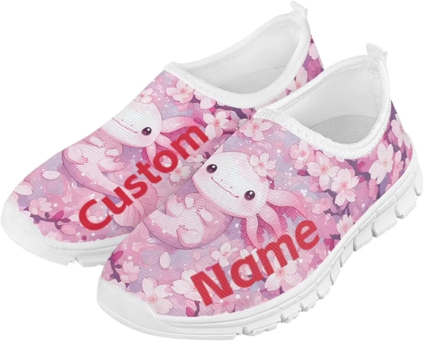 Girls Athletic Shoes Cute Kids Gym Running Slip On Shoes for Girls