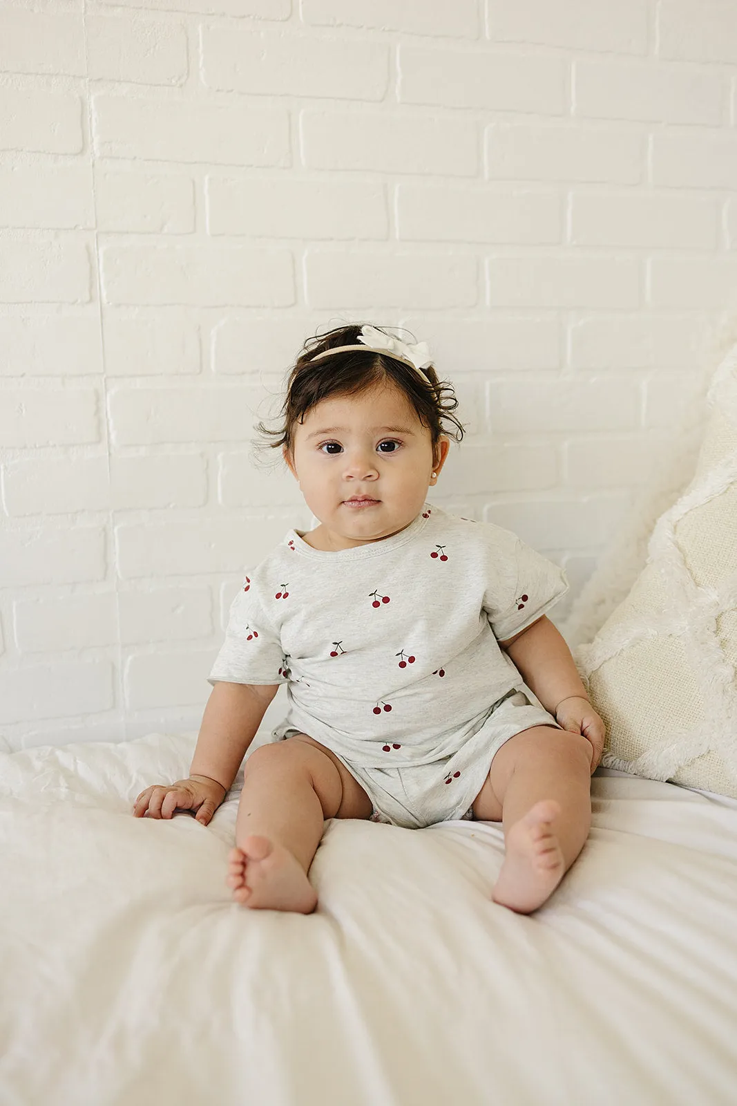 Girls Cherries Short Set