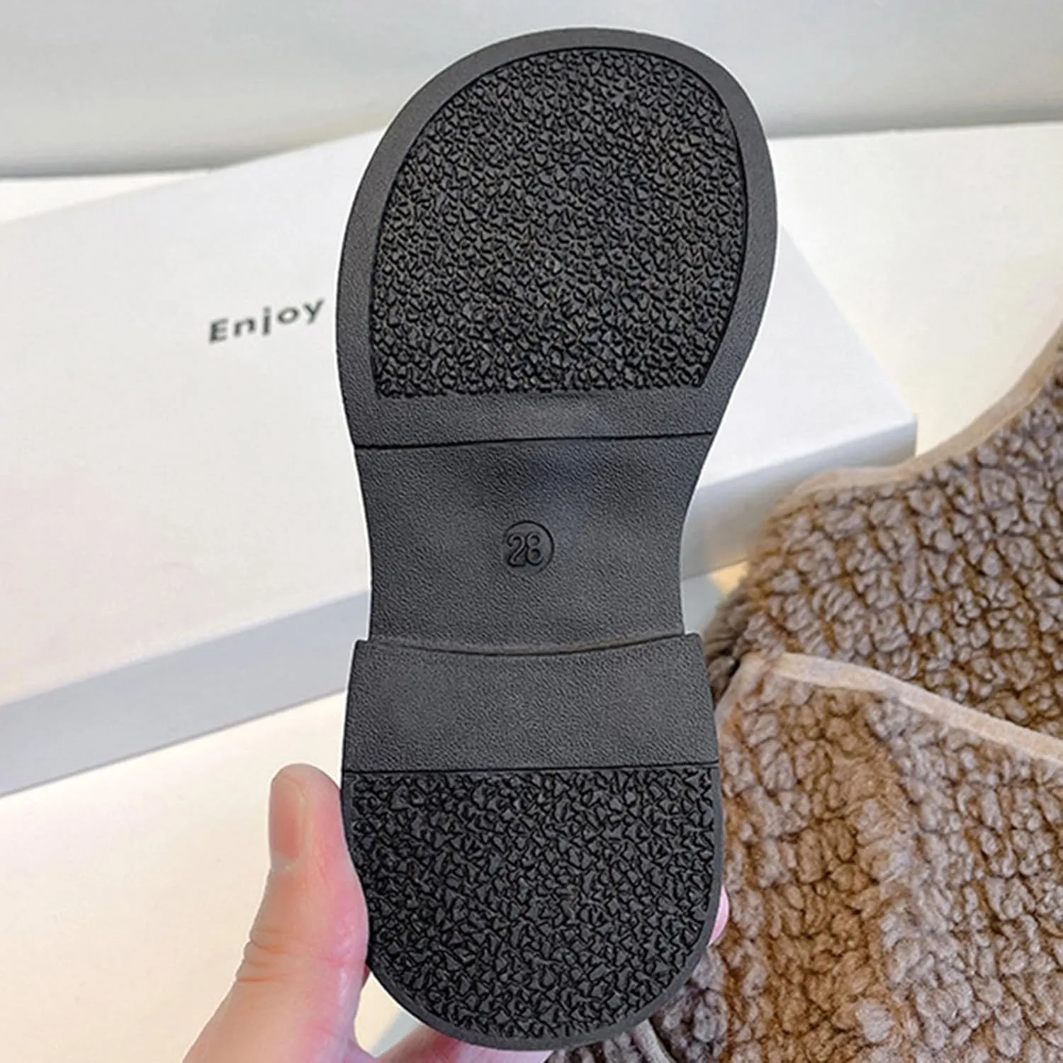 Girls Loafers Chunky Platform Classic Dress Shoes Little Kid PU Leather Rubber Sole Oxford School Mary Janes