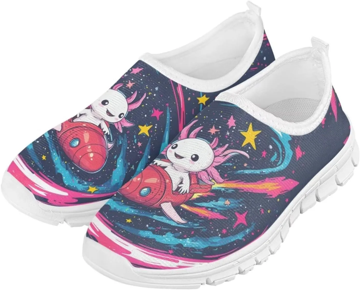Girls Tennis Shoes Novelty Animal Slip On Shoes for Girls Little Big Kid