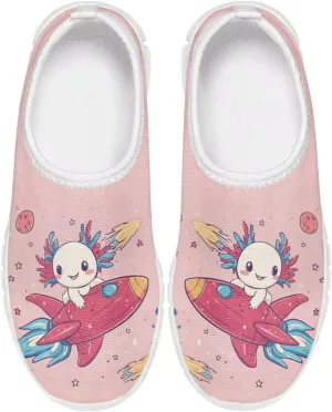 Girls Tennis Shoes Novelty Animal Slip On Shoes for Girls Little Big Kid