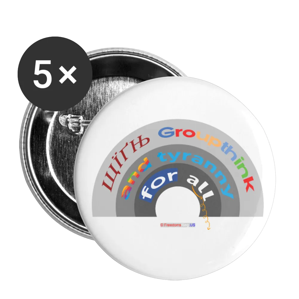 GROUPTHINK RAINBOW - Buttons large 2.2'' (5-pack)