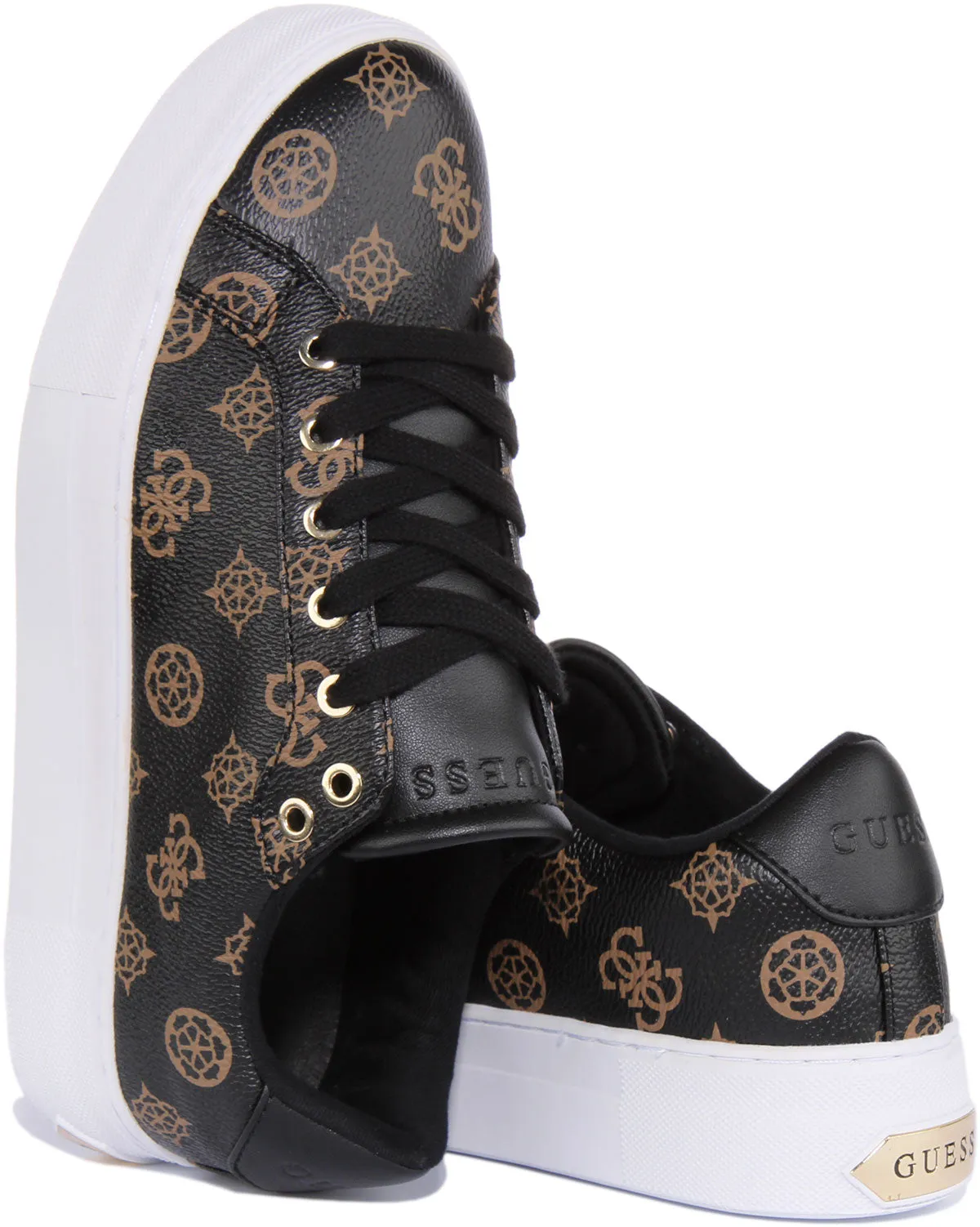 Guess Garmini 4G In Black Brown For Women