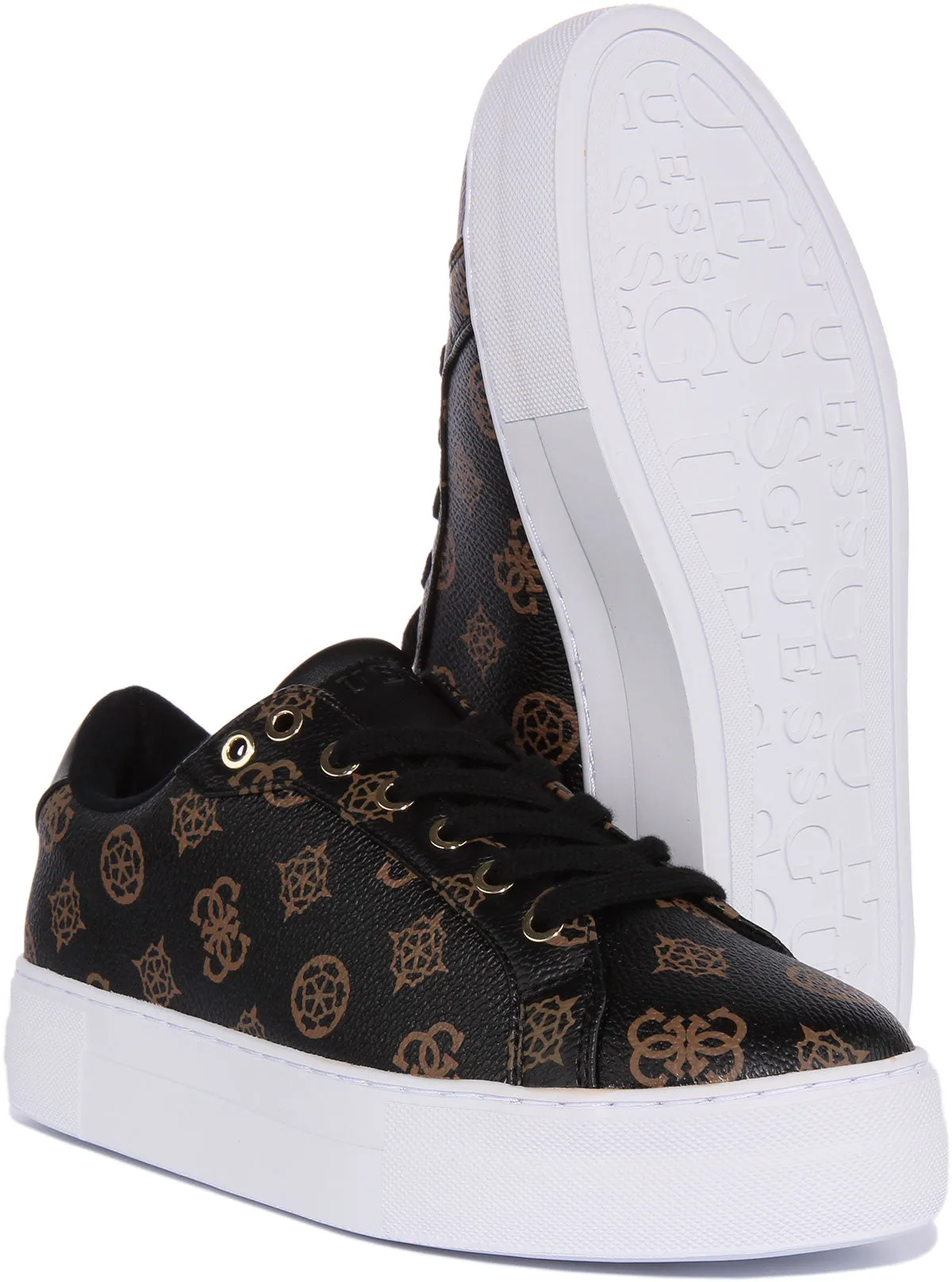Guess Garmini 4G In Black Brown For Women