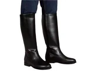 Handmade Regency Era Men Boots – Men’s Knight Boots with Low Heel and Zipper Closure