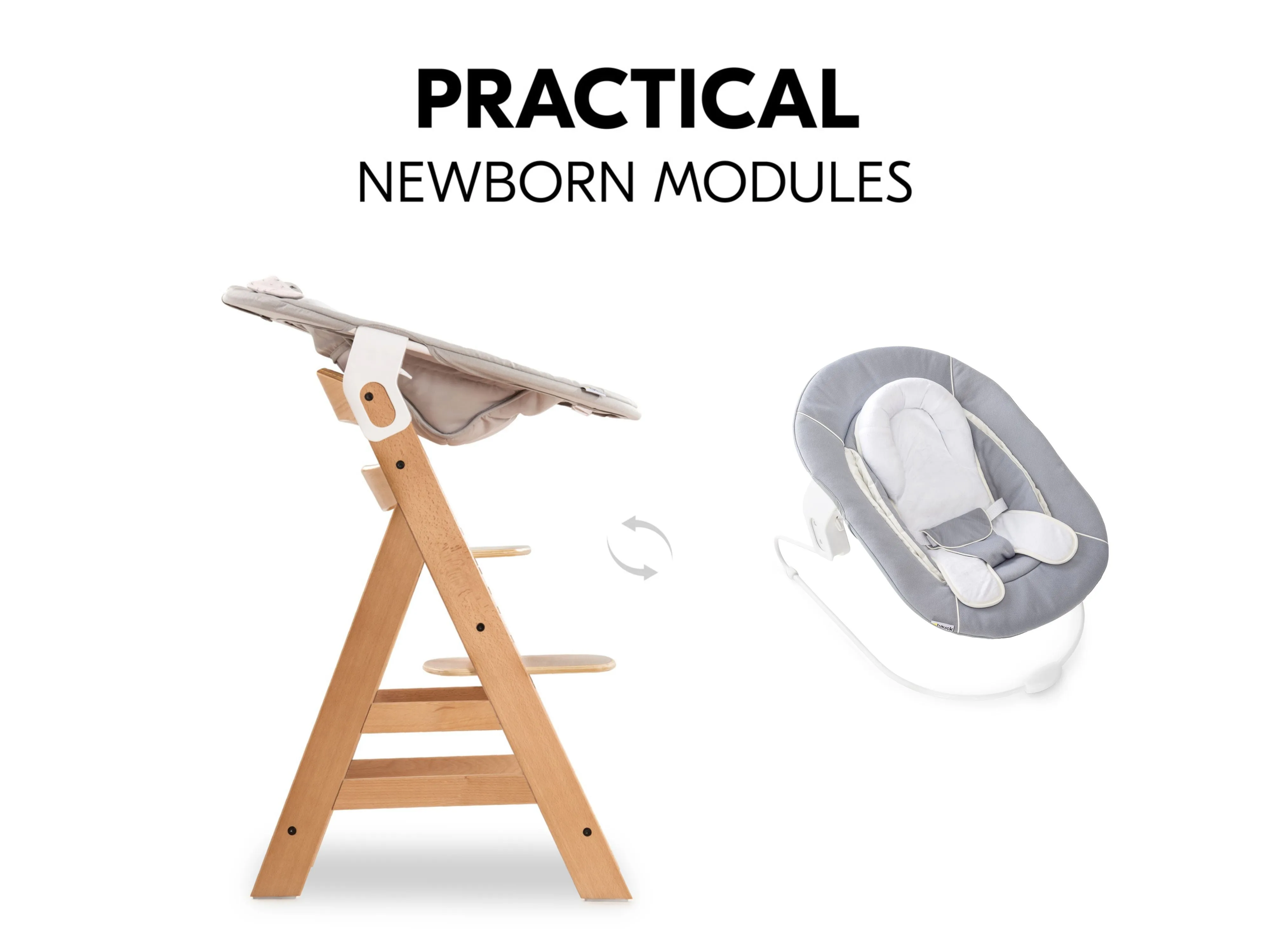 Hauck Alpha 2-in-1 Ergonomic Baby Bouncer