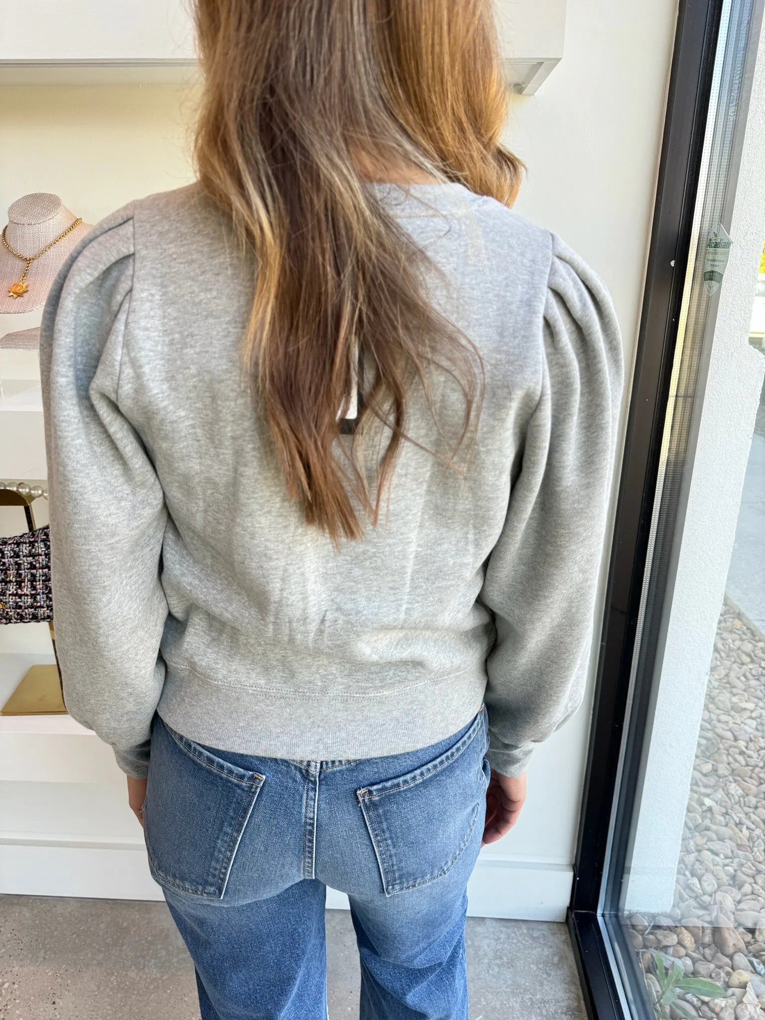Heather Grey Tiffany Sweater
