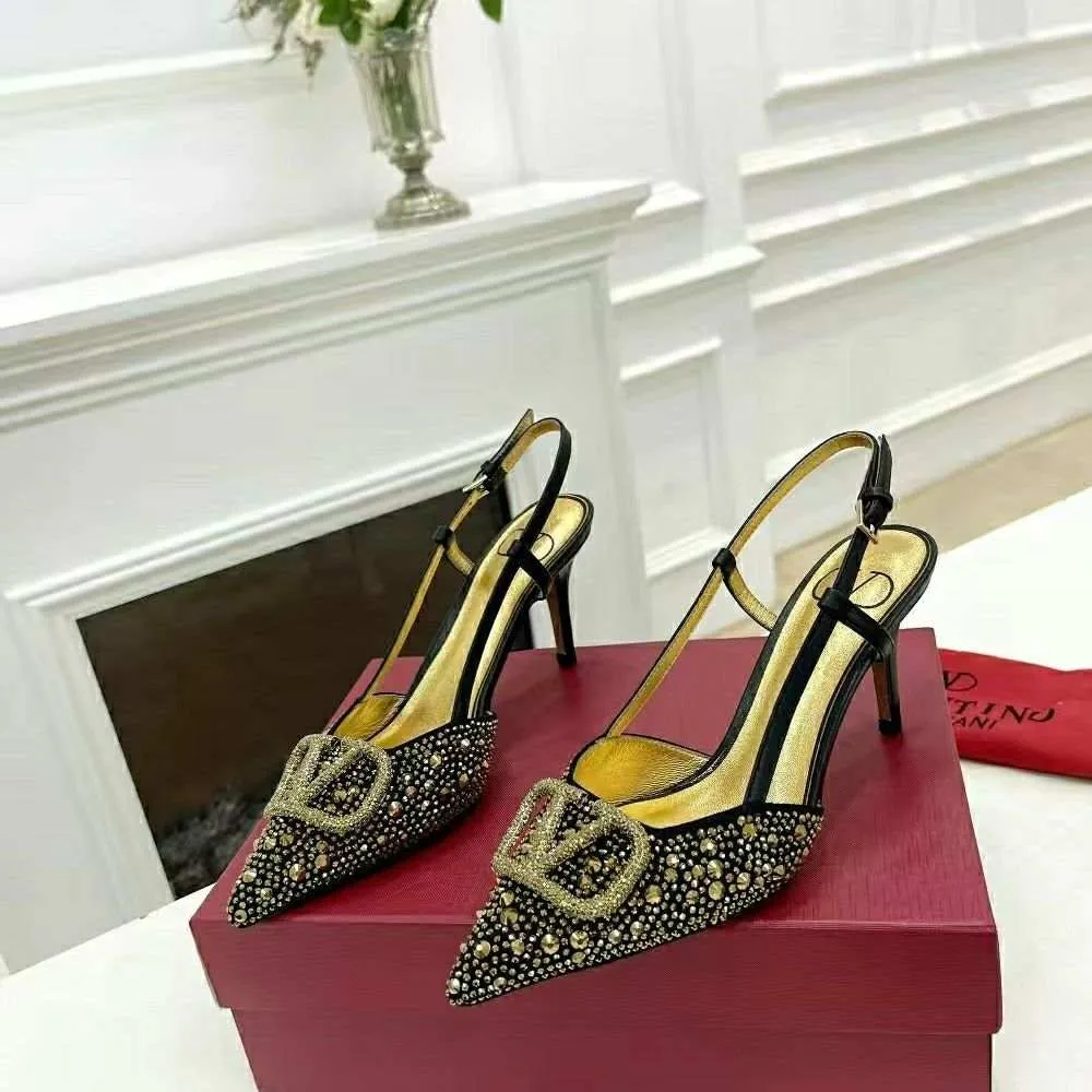 High Quality Imported Brand Logo Heels