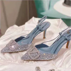 High Quality Imported Brand Logo Heels
