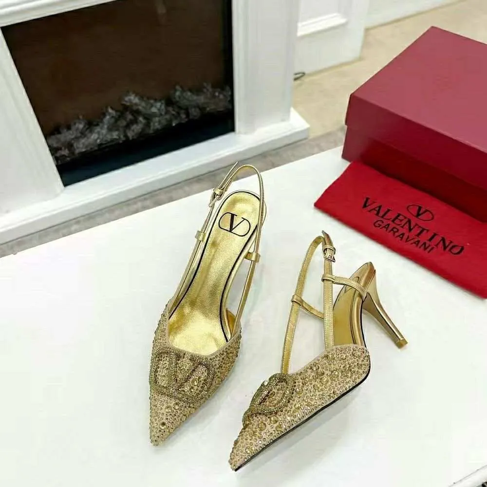 High Quality Imported Brand Logo Heels