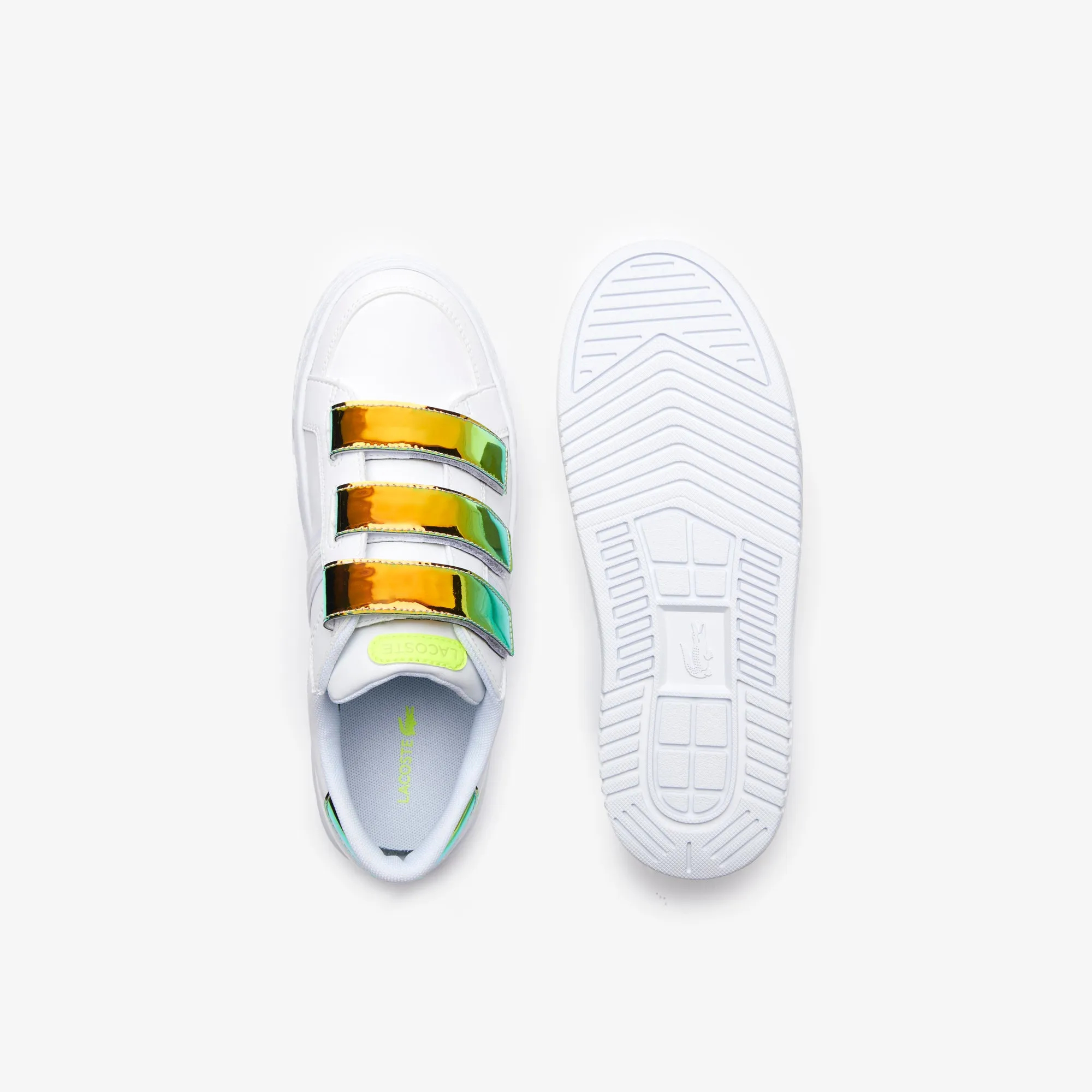 Infants' Lacoste L001 Synthetic Colour Block Trainers - 45Sui0006V05