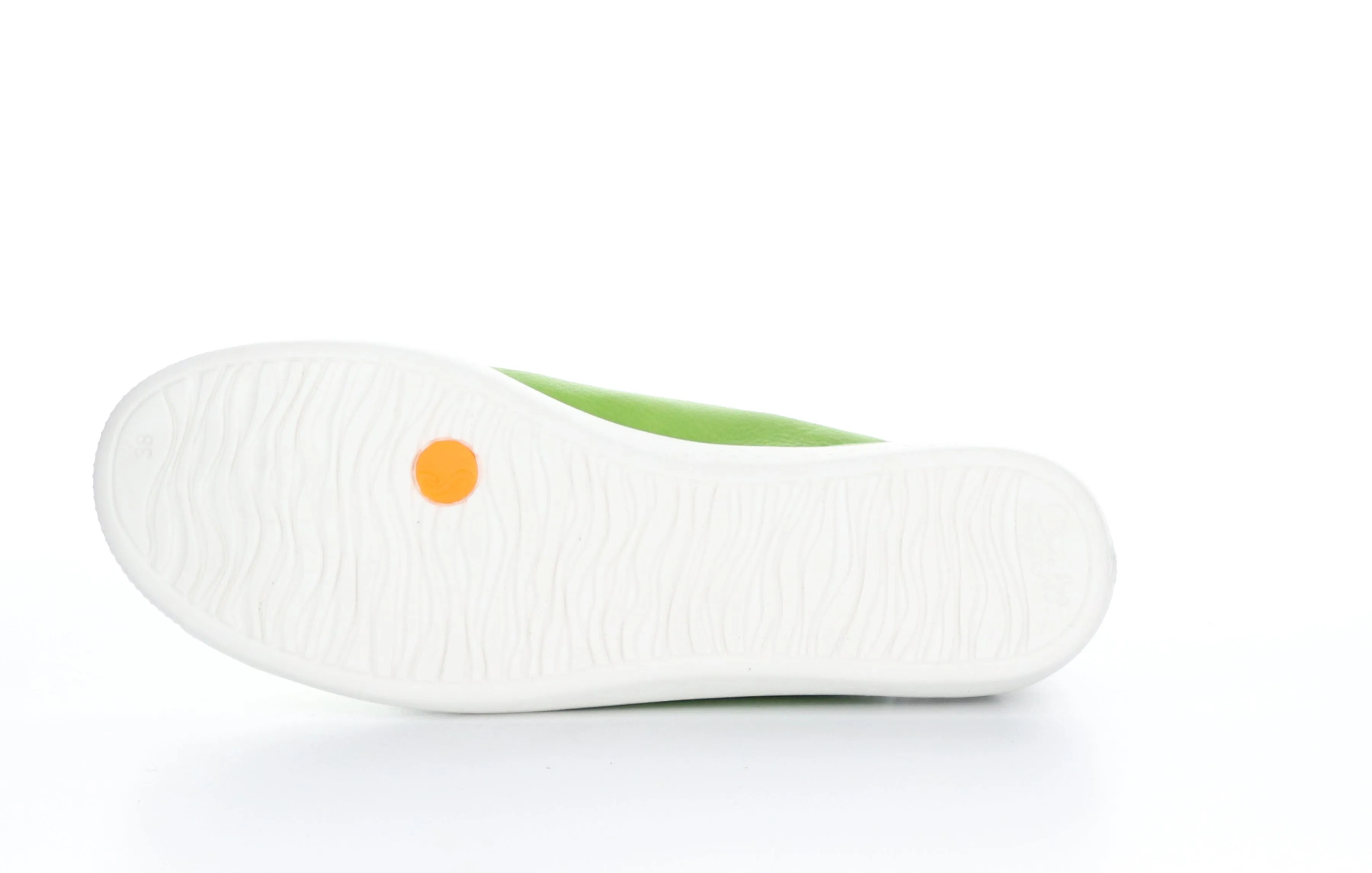 ISLAII557SOF Supple Apple Green/White Slip-on Trainers