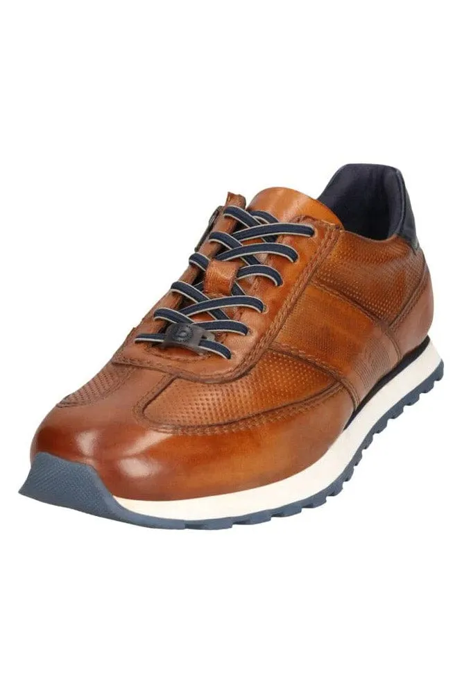 Ivar Leather Trainers - Cognac