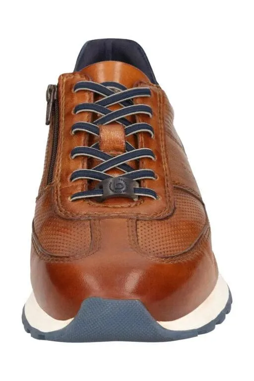 Ivar Leather Trainers - Cognac