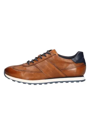 Ivar Leather Trainers - Cognac