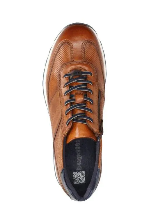 Ivar Leather Trainers - Cognac