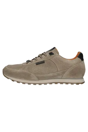 Ivar Suede Leather Trainers - Beige