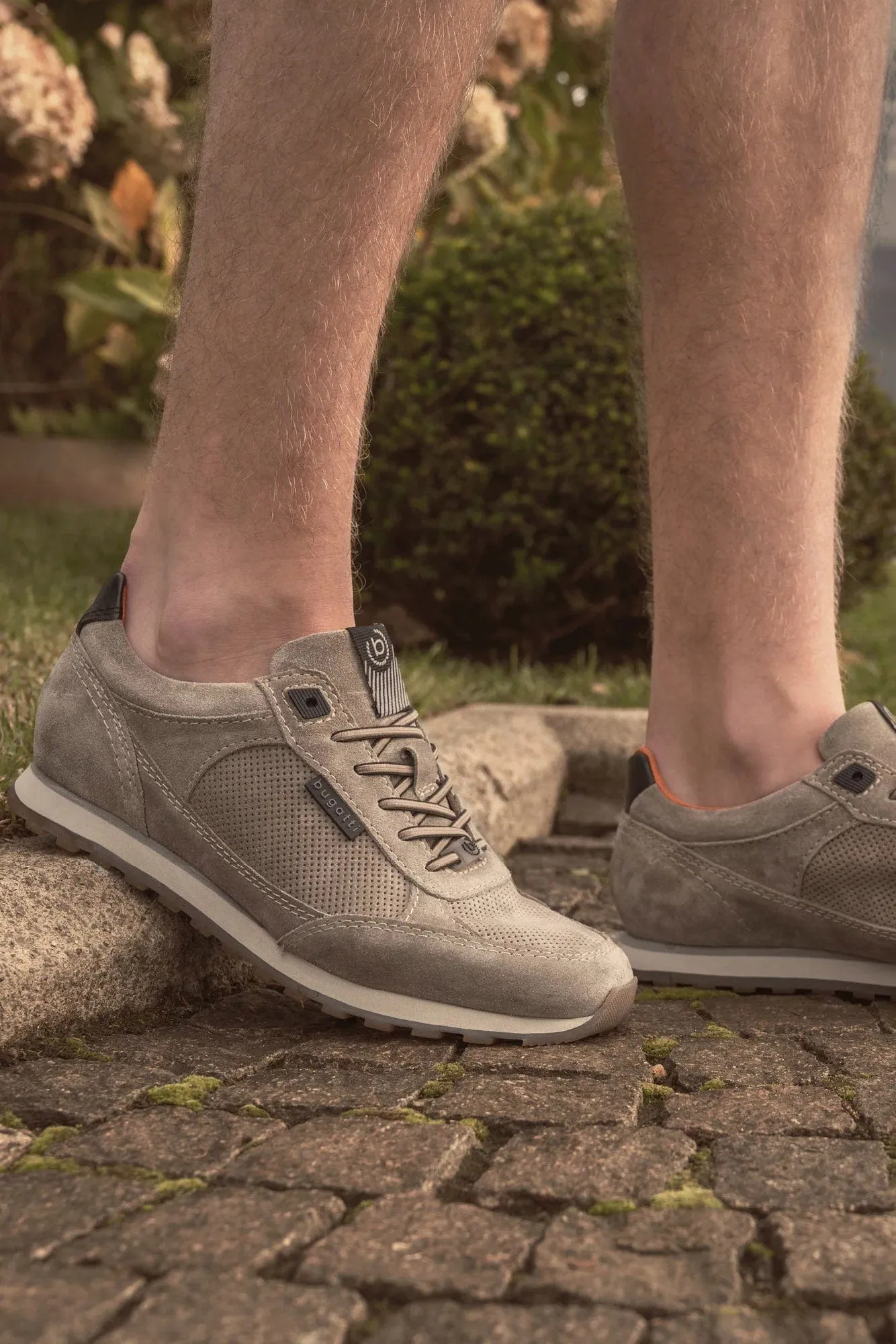 Ivar Suede Leather Trainers - Beige