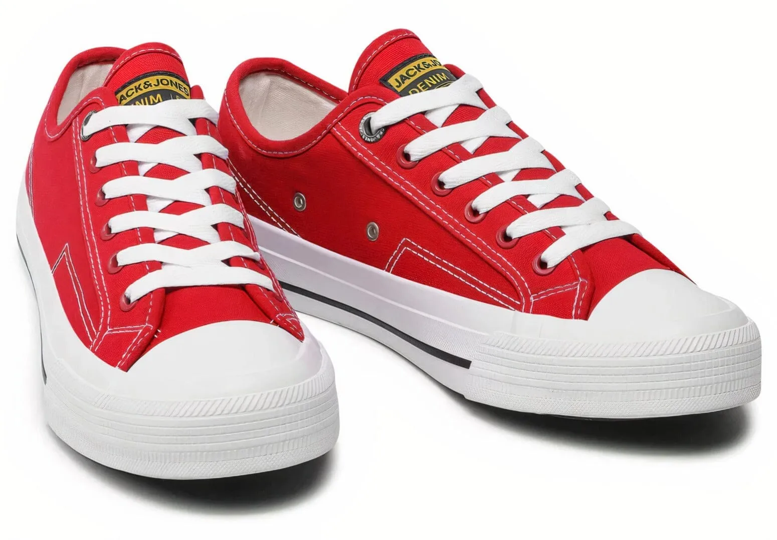 JACK & JONES Crop Canvas Trainers