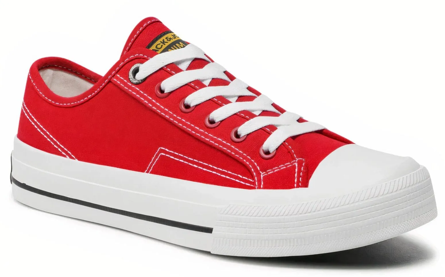JACK & JONES Crop Canvas Trainers