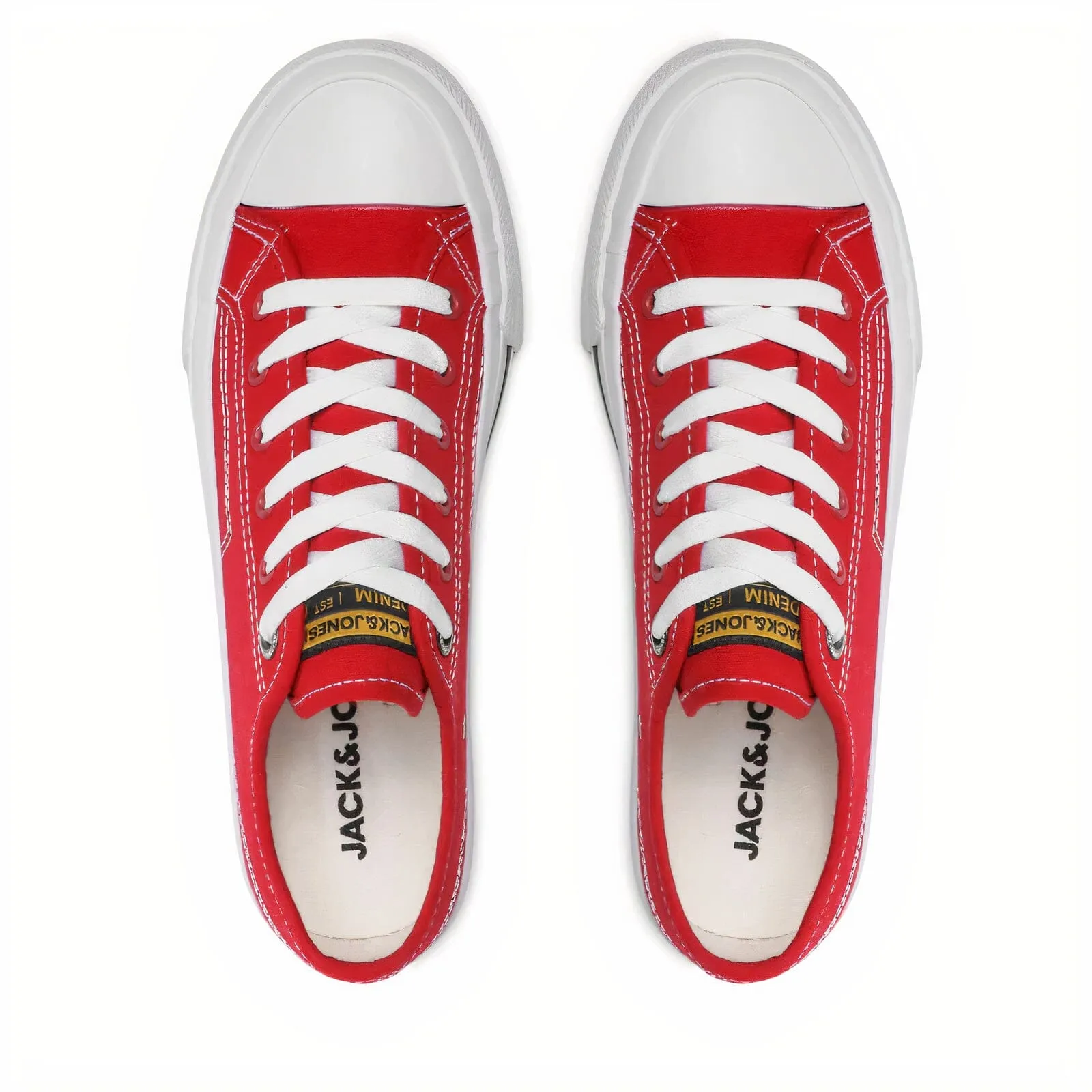 JACK & JONES Crop Canvas Trainers