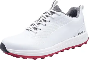 JiuQing Golf Shoes Men Waterproof Professional Golfing Trainers Spikeless Outdoor Anti Slip Walking Footwear